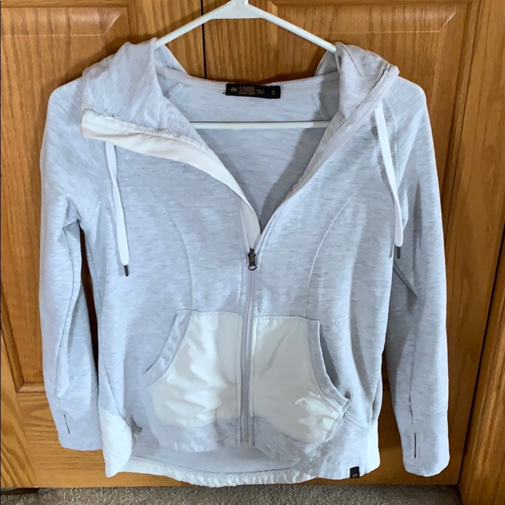 Zip up hooded sweatshirt
